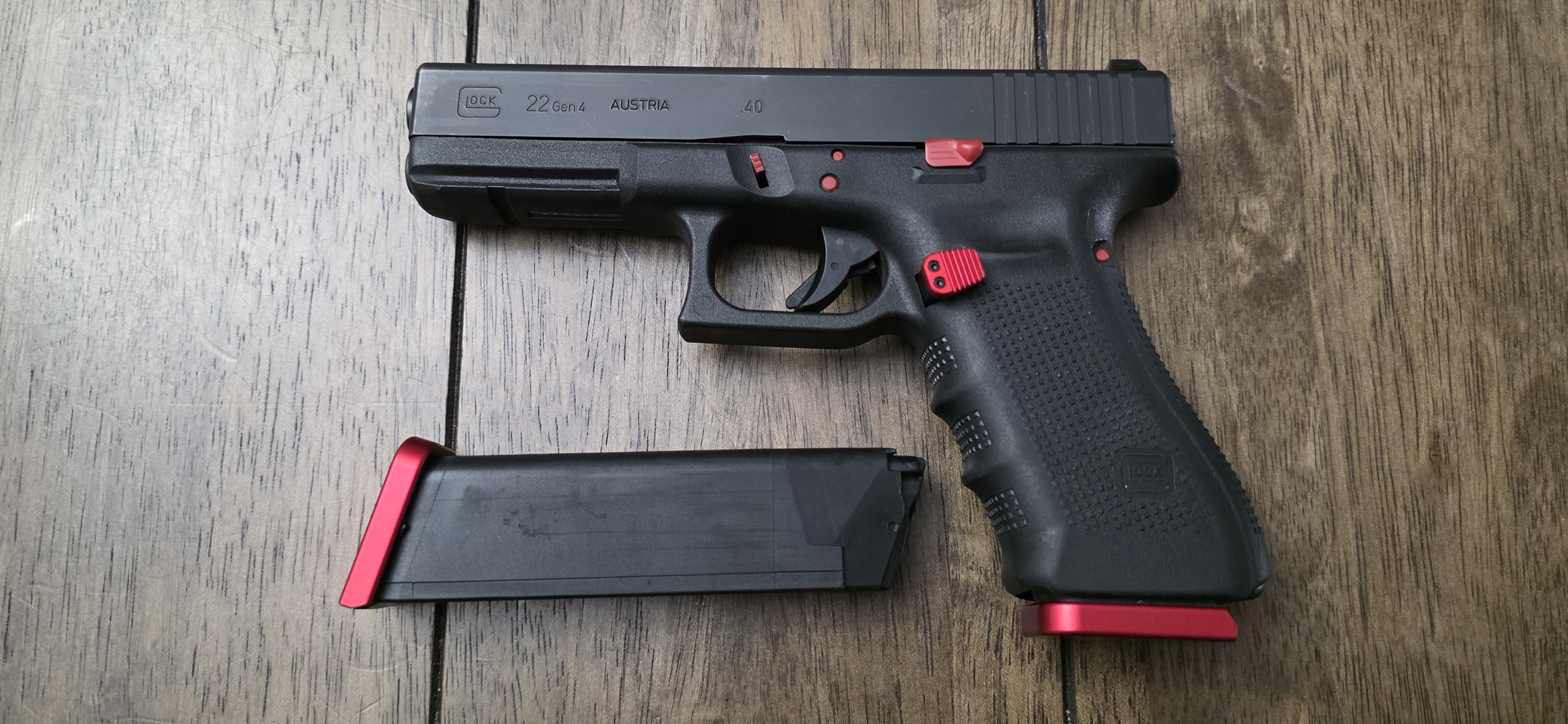 Customized Glock 22 - View 1