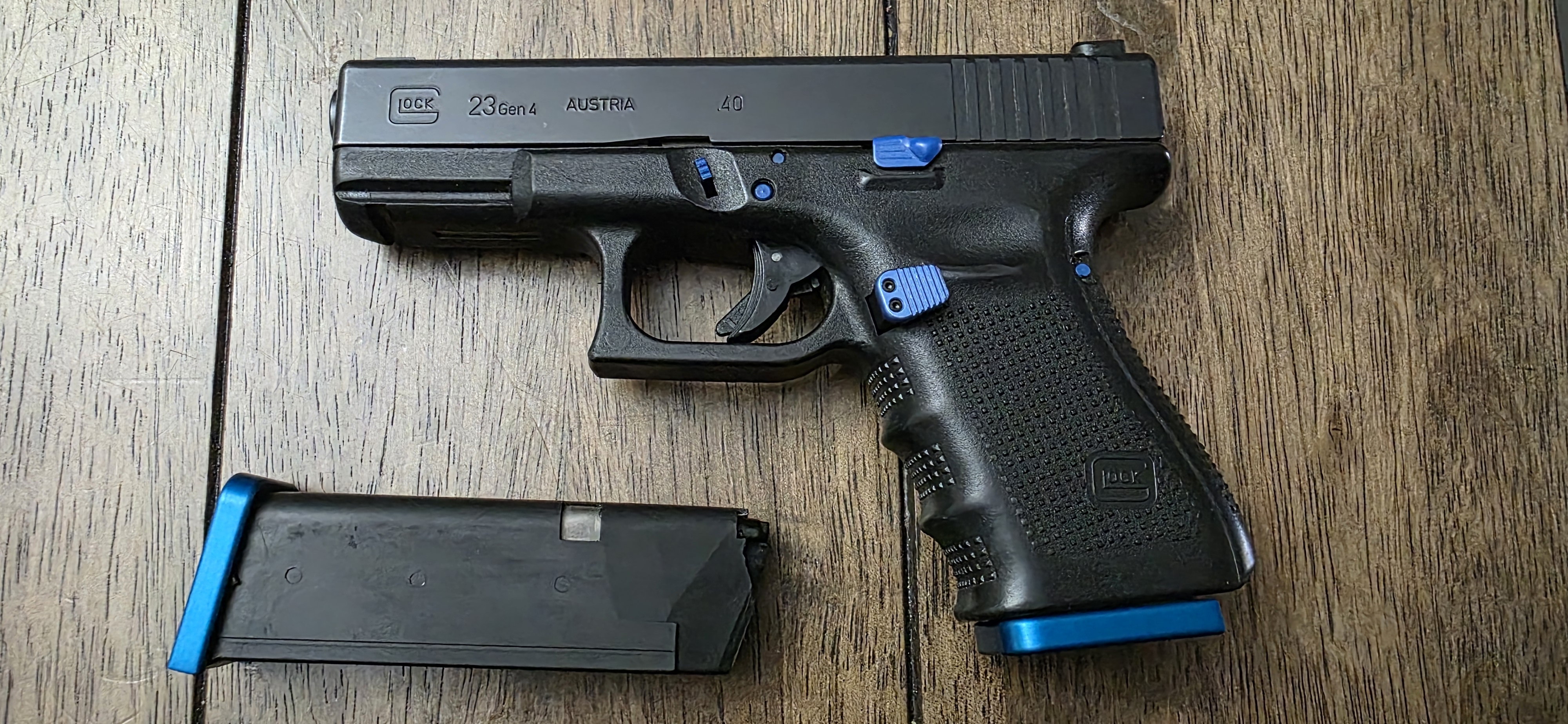 Customized Glock 23 - View 1